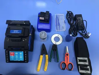 3.5 Inch Fusion Splicer JW4108M Fully Automatic Intelligent Optical Fusion Splicing Machine With Optic Cleaver
3.5 Inch Fusion Splicer JW4108M Fully Automatic Intelligent Optical Fusion Splicing Machine With Optic Cleaver