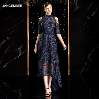 Jancember Halter High Low Evening Dresses Shoulder Cutout With Cristal Tassel Long Luxury 2020 Evening Gowns Blue Ballkleid
Jancember Halter High Low Evening Dresses Shoulder Cutout With Cristal Tassel Long Luxury 2020 Evening Gowns Blue Ballkleid