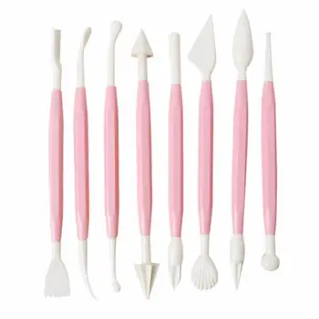 8pcs / Lot Fondant Cake Pastry Carving Cutter 16 Patterns Flower Sugar Craft Modeling Tools Clay Fondant Cake Decorating Tool
8pcs / Lot Fondant Cake Pastry Carving Cutter 16 Patterns Flower Sugar Craft Modeling Tools Clay Fondant Cake Decorating Tool