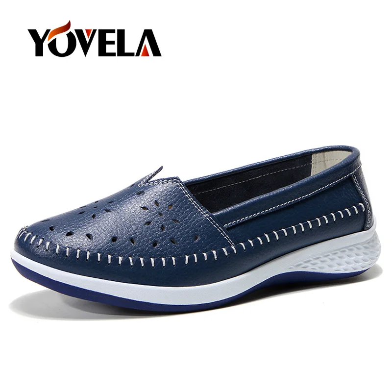 Women Flat Shoes Genuine Leather Loafers Cutout Ballet Flats Shoes Ladies Slip on Loafers Nurse Boat Shoes Moccasins Casual Shoe
Women Flat Shoes Genuine Leather Loafers Cutout Ballet Flats Shoes Ladies Slip on Loafers Nurse Boat Shoes Moccasins Casual Shoe