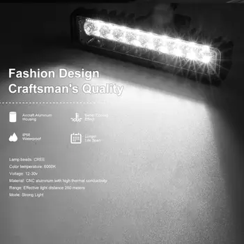 6Inch 60W LED Work Light Bar Double Color Offroad Car Driving Headlight Fog Lamp L69E
6Inch 60W LED Work Light Bar Double Color Offroad Car Driving Headlight Fog Lamp L69E