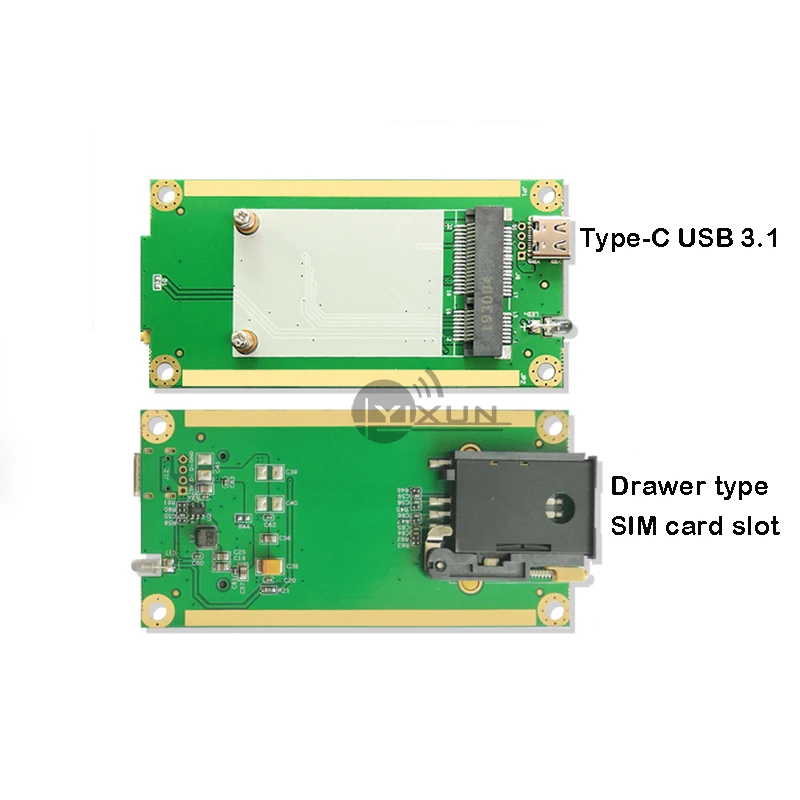 mini pcie to USB 4G module adapter board Type-C to USB 3.1 Industrial development board for mini pcie WWAN WIFI 3G 4G modem
mini pcie to USB 4G module adapter board Type-C to USB 3.1 Industrial development board for mini pcie WWAN WIFI 3G 4G modem