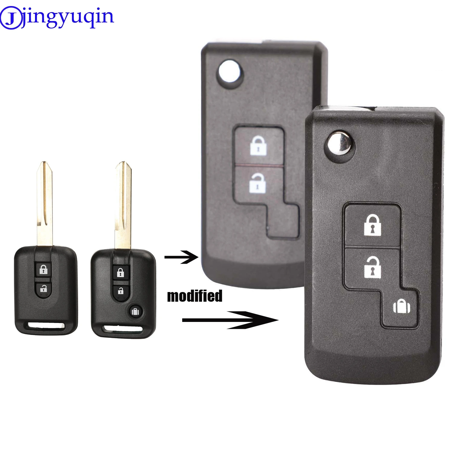 jingyuqin 2/3 Buttons key Shell Case Fob Keyless Entry For Qashqai Nissan Micra Navara Almera Note
jingyuqin 2/3 Buttons key Shell Case Fob Keyless Entry For Qashqai Nissan Micra Navara Almera Note