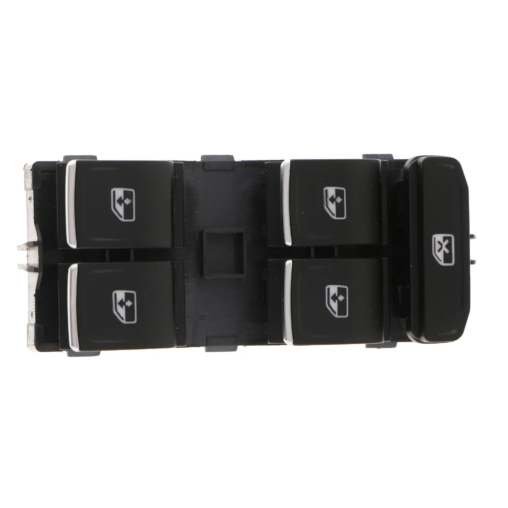 New Chrome Master Window Switch for VW Golf GTI MK7 Passat B7 5G0959857C New Chrome Master Window Switch for VW Golf GTI MK7 Passat B7 5G0959857C