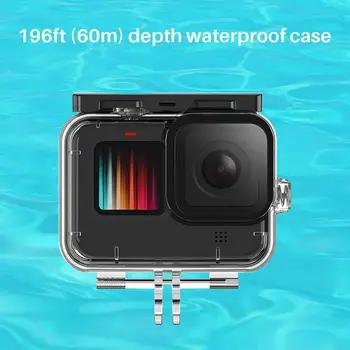 60M Waterproof Case Diving Box Cover for Ulanzi G9-7 Gopro Hero 9 Sports Camera Underwater Shot Housing Shell Cage Accessories
60M Waterproof Case Diving Box Cover for Ulanzi G9-7 Gopro Hero 9 Sports Camera Underwater Shot Housing Shell Cage Accessories