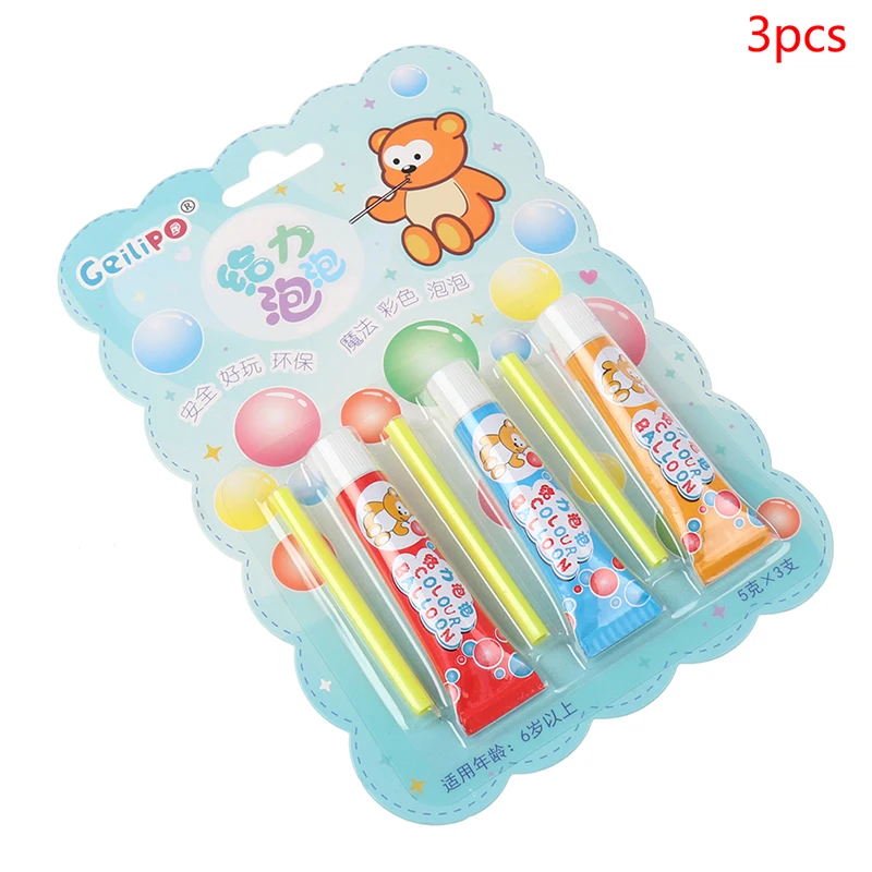 3pcs/set Magic Bubbles Glue Toy Blowing Colorful Bubble Ball Plastic Space Balloon burbujas
3pcs/set Magic Bubbles Glue Toy Blowing Colorful Bubble Ball Plastic Space Balloon burbujas