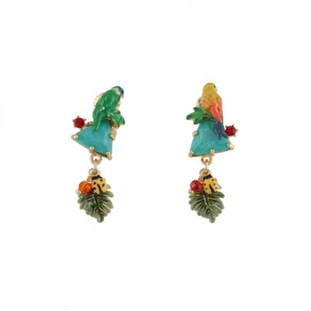 Asymmetric Enamel Parrot Maple Leaf Ladybug Small Drop Earrings Cute Colorful Bird Crystal Earrings Pendants for Women 2020 EH71
Asymmetric Enamel Parrot Maple Leaf Ladybug Small Drop Earrings Cute Colorful Bird Crystal Earrings Pendants for Women 2020 EH71