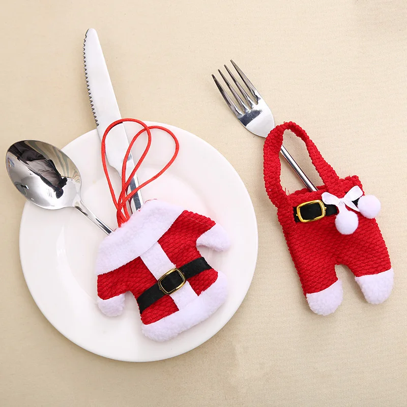 Party Christmas Tableware Bag Holder Case Cover Home Fork Cutlery Santa Claus Table Spoon Pocket Pouch
Party Christmas Tableware Bag Holder Case Cover Home Fork Cutlery Santa Claus Table Spoon Pocket Pouch