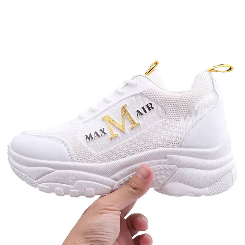 New white sneakers women heighten womens shoes platform shoes dad shoes Casual vulcanized shoes zapatos dorados para mujer
New white sneakers women heighten womens shoes platform shoes dad shoes Casual vulcanized shoes zapatos dorados para mujer