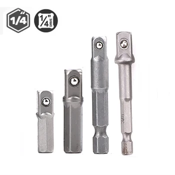 1pc 4pcs Drill Socket Adapter for Impact Driver w/ Hex Shank to Square Socket Drill Bits Bar Extension 1/4" Bit Set
1pc 4pcs Drill Socket Adapter for Impact Driver w/ Hex Shank to Square Socket Drill Bits Bar Extension 1/4" Bit Set