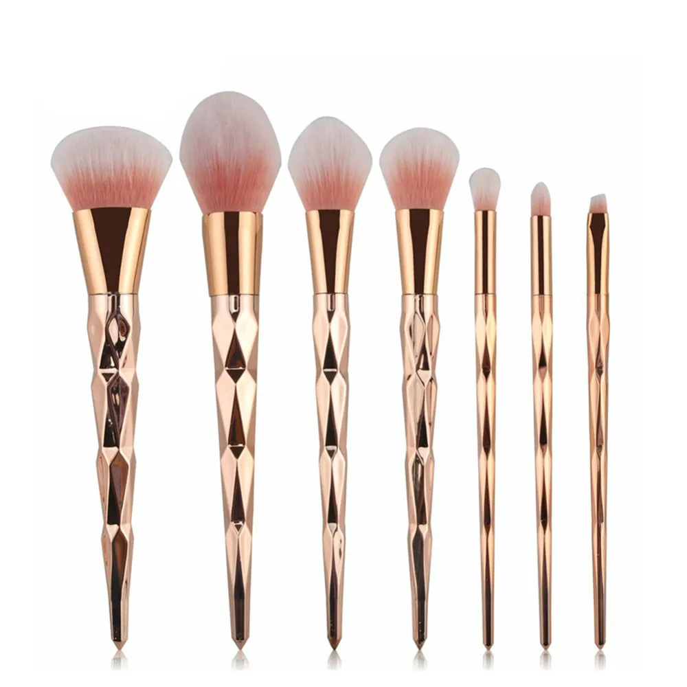 New 7/10Pcs Diamond Makeup Brushes Set Powder Foundation Eye Shadow Blush Blending Cosmetics Beauty Make Up Brush Tool Kits
New 7/10Pcs Diamond Makeup Brushes Set Powder Foundation Eye Shadow Blush Blending Cosmetics Beauty Make Up Brush Tool Kits