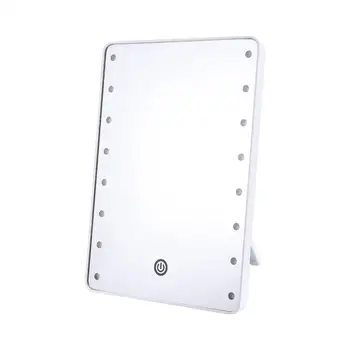 Makeup Mirror with 16 LEDs Cosmetic Mirror with Touch Dimmer Switch Battery Operated Vanity Mirror with Stand for Tabletop
Makeup Mirror with 16 LEDs Cosmetic Mirror with Touch Dimmer Switch Battery Operated Vanity Mirror with Stand for Tabletop