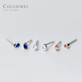 Colusiwei 3 Colors Shiny Cubic Zirconia Tiny Stud Earrings for Women 925 Sterling Silver Elegant Water Drop Stylish Jewelry
Colusiwei 3 Colors Shiny Cubic Zirconia Tiny Stud Earrings for Women 925 Sterling Silver Elegant Water Drop Stylish Jewelry