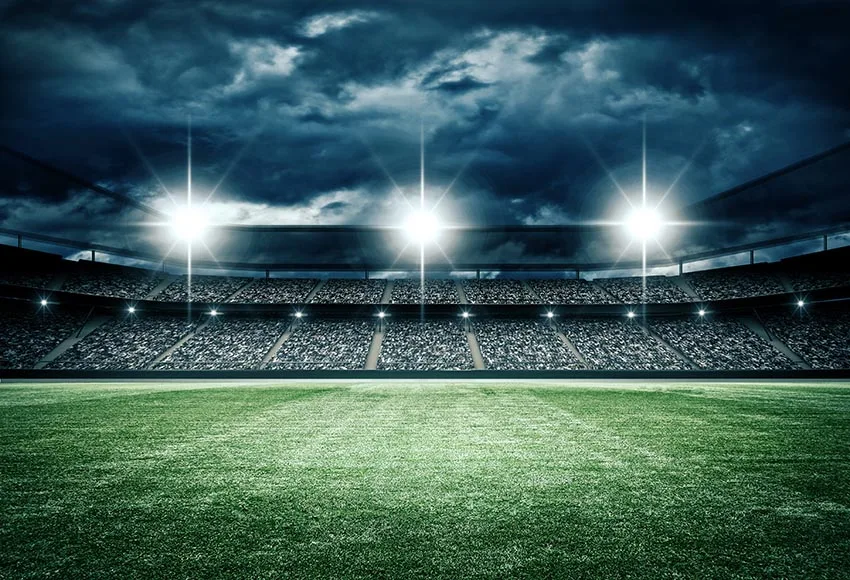 7x5FT Beautiful Landscape Stadium Sparkle Dark Clouds Light Custom Photo Studio Backdrop Background Vinyl 220cm X 150cm | Электроника