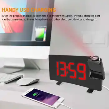 led table clock table Projection clock digital clock alarm clock digital alarm clock desk electronic clock with radio projection
led table clock table Projection clock digital clock alarm clock digital alarm clock desk electronic clock with radio projection