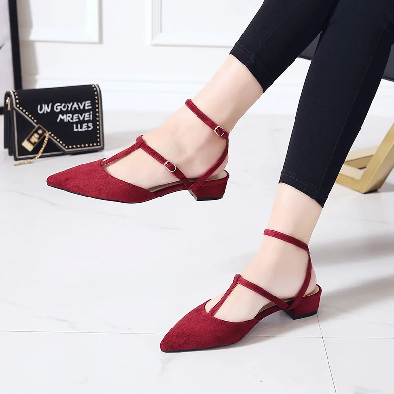 Student Closed-toe Fairy Flat-Style Korean-style Gladiator Sandals 20191 Days Versatile Korean-style Semi-high Heeled Straight-l
Student Closed-toe Fairy Flat-Style Korean-style Gladiator Sandals 20191 Days Versatile Korean-style Semi-high Heeled Straight-l