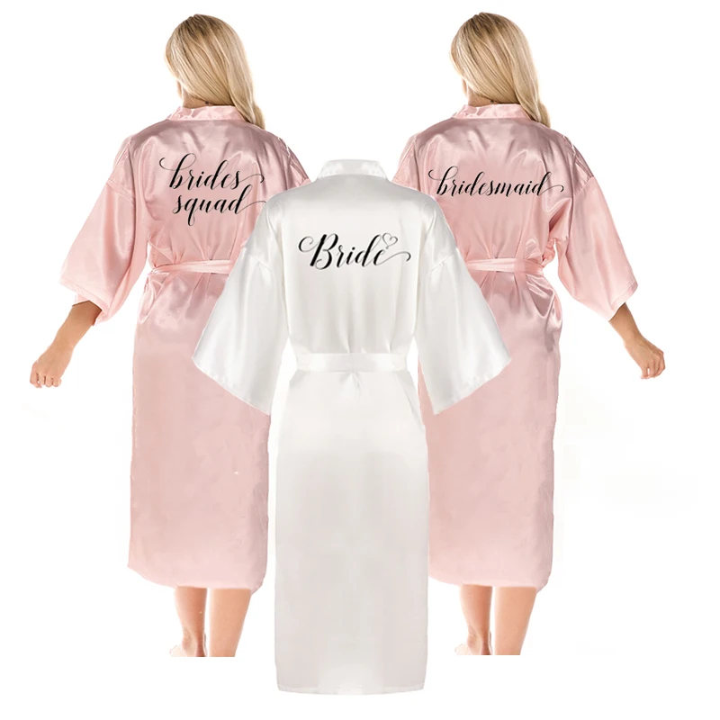 bride squad dressing gown