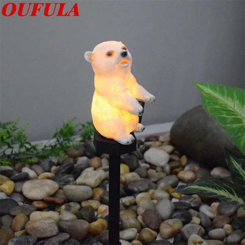 OUTELA Little Bear Solar Lawn Light Resin Crafts Ground Light Decorative Smart Light
OUTELA Little Bear Solar Lawn Light Resin Crafts Ground Light Decorative Smart Light
