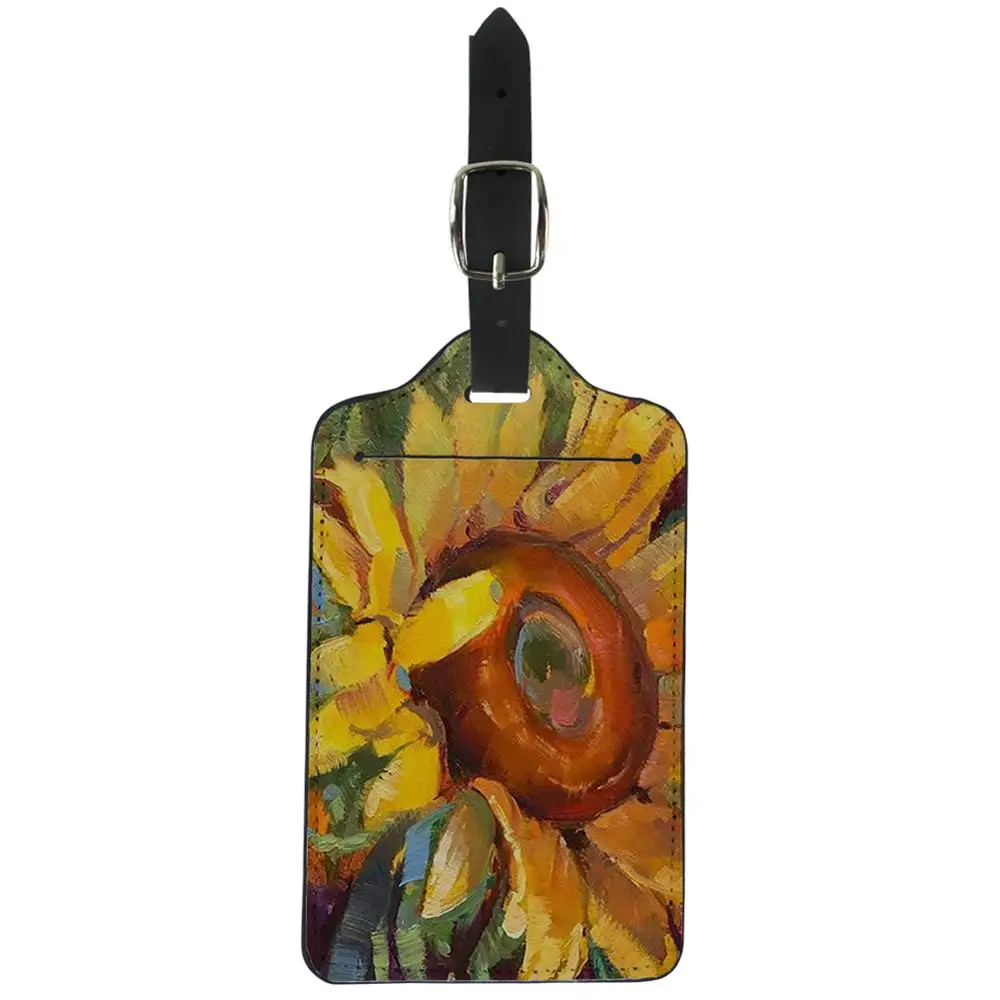 WHEREISART Suitcase Address Label Holder Sunflower Printed Luggage Tags Flower Travel Labels Store Credit Cards New Arrival
WHEREISART Suitcase Address Label Holder Sunflower Printed Luggage Tags Flower Travel Labels Store Credit Cards New Arrival