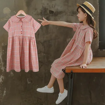 Teen Girls Clothing Plaid Dress With Button 2020 New Summer Dress Girl School Wear Princess Kids Clothes Girls 8 To 12 Teenagers
Teen Girls Clothing Plaid Dress With Button 2020 New Summer Dress Girl School Wear Princess Kids Clothes Girls 8 To 12 Teenagers