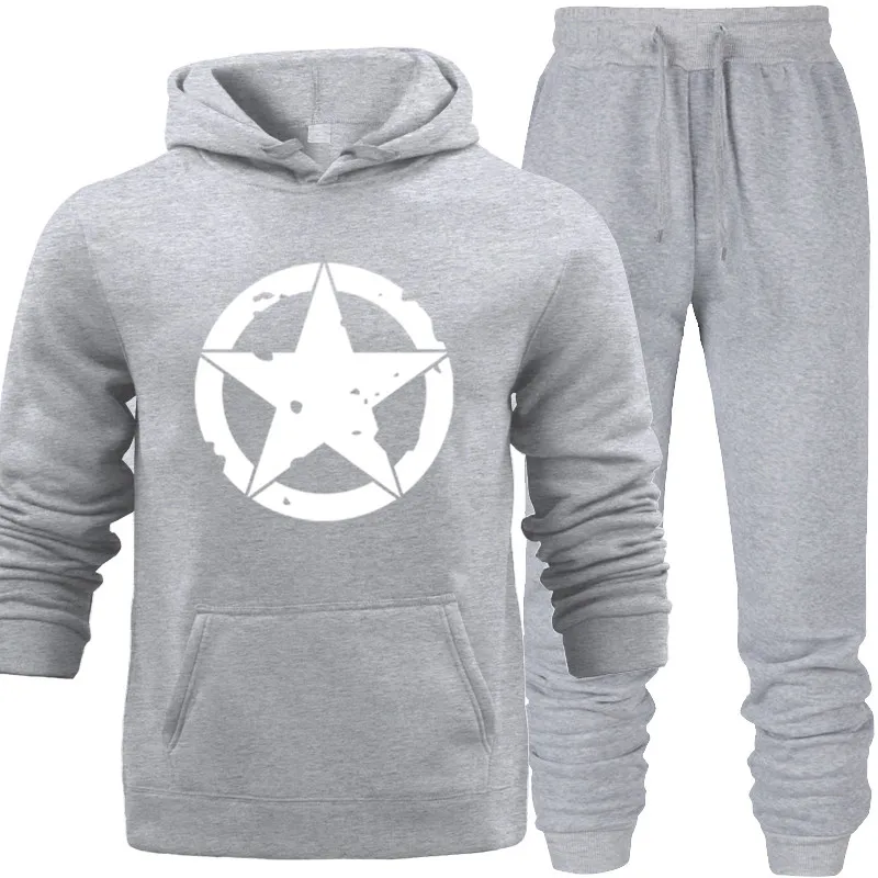 Men's Hoodies+pants 2PCS Set Fleece Light Warm Captain Shield Marvel Avengers Pattern Superhero Hooded Hoodies with Pocket
Men's Hoodies+pants 2PCS Set Fleece Light Warm Captain Shield Marvel Avengers Pattern Superhero Hooded Hoodies with Pocket
