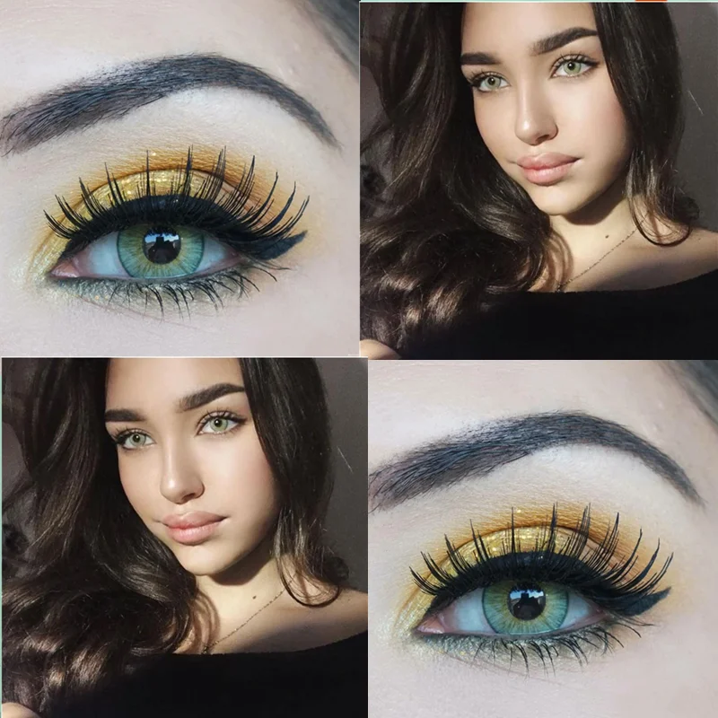 Green 2pcs/pair 3 Tone Series Colored Contact Lenses Colored Lenses for Eyes Vibrant Contacts with Enlarging Effect
Green 2pcs/pair 3 Tone Series Colored Contact Lenses Colored Lenses for Eyes Vibrant Contacts with Enlarging Effect