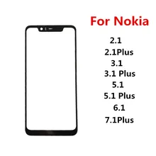 Écran tactile LCD pour Nokia 2.1, 3.1, 5.1, 6.1, 7.1 Plus, couvercle en verre, pièce de rechange=