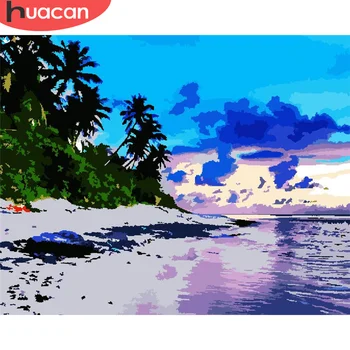 HUACAN Painting By Number Drawing On Canvas HandPainted Painting Art Gift DIY Pictures By Number Seaside Kits Home Decor
HUACAN Painting By Number Drawing On Canvas HandPainted Painting Art Gift DIY Pictures By Number Seaside Kits Home Decor