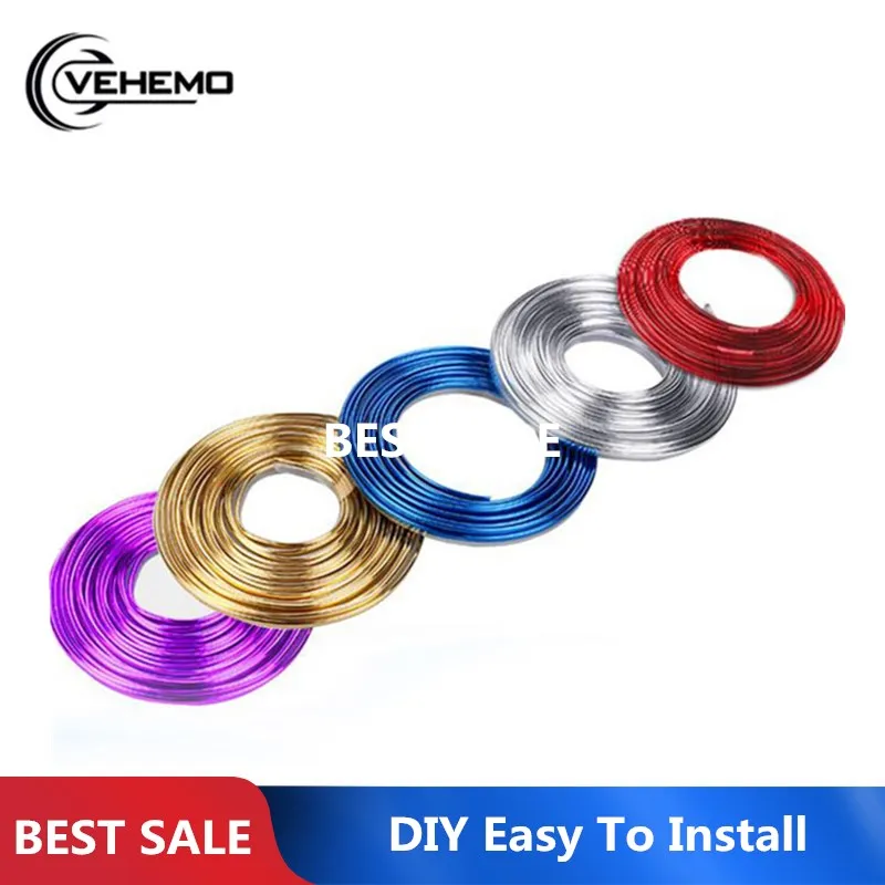 VEHEMO 5 Meters Car Side Interior Exterior PVC Auto Dash Panel Decoration Strip Car Sticker stack Side moulding tape
VEHEMO 5 Meters Car Side Interior Exterior PVC Auto Dash Panel Decoration Strip Car Sticker stack Side moulding tape