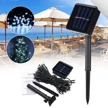 Solar Powered Patio Umbrella 72 LED String Light LED String Fairy Garden Lights Cool White Lighting for Outdoor Lighting Decor
Solar Powered Patio Umbrella 72 LED String Light LED String Fairy Garden Lights Cool White Lighting for Outdoor Lighting Decor