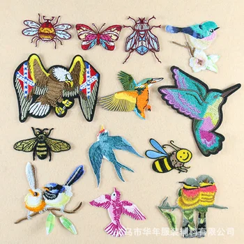 Cute Bird Owl Eagle Patch Stripe Iron On Embroidered Patches For Clothing Cartoon Animals Appliques On Clothes Fabric Accessory
Cute Bird Owl Eagle Patch Stripe Iron On Embroidered Patches For Clothing Cartoon Animals Appliques On Clothes Fabric Accessory
