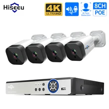 Hiseeu 4K 8MP 8CH POE IP Surveillance Camera Security System Kit Set AI Face Detection Two-way Audio Smart CCTV Outdoor HD NVR
Hiseeu 4K 8MP 8CH POE IP Surveillance Camera Security System Kit Set AI Face Detection Two-way Audio Smart CCTV Outdoor HD NVR
