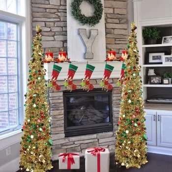 1.5M DIY Sequin Christmas Tree Popup Collapsible Tinsel LPrtificial Christmas Tree With Stand Christmas Decorations TreesA
1.5M DIY Sequin Christmas Tree Popup Collapsible Tinsel LPrtificial Christmas Tree With Stand Christmas Decorations TreesA