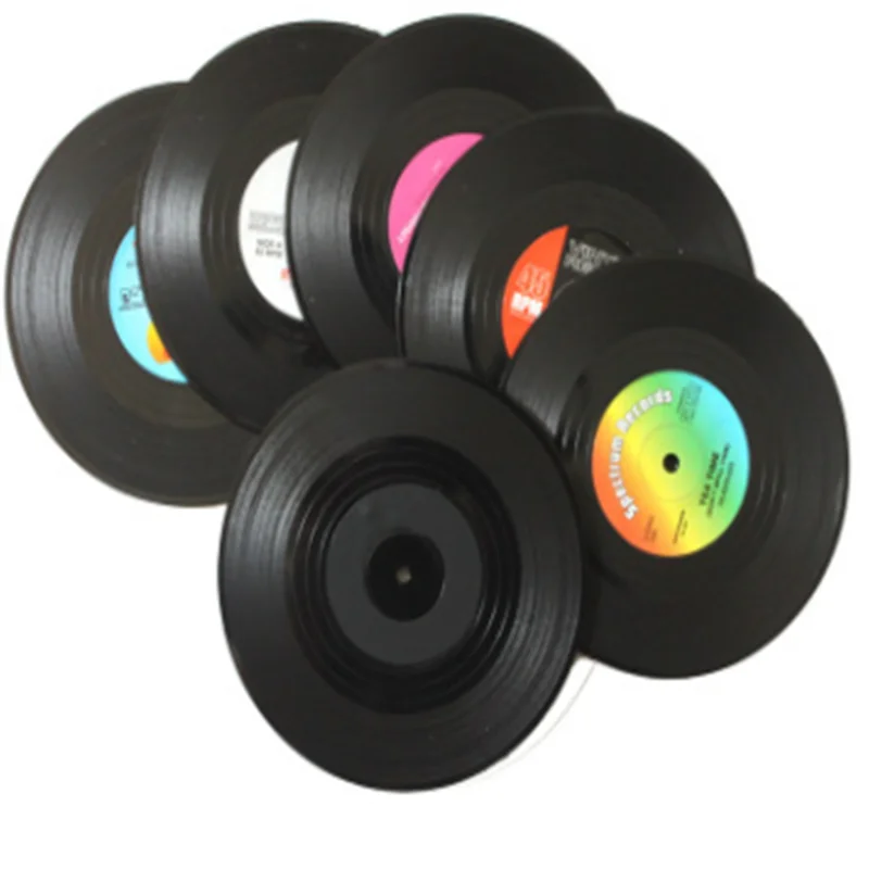 Table Mats for Dining Table Environmental Vinyl Record Table Placemats Simple and Cup Coasters Rubber Round Home Decor
Table Mats for Dining Table Environmental Vinyl Record Table Placemats Simple and Cup Coasters Rubber Round Home Decor