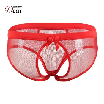 

Comeondear Sexy Brief Hollow Out Underwear Women Plus Size Sexy Panties See Though Fishnet Women Underwear Panties PA5091