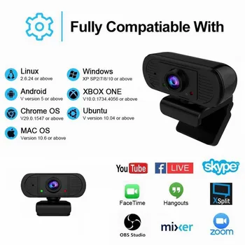 web cam 1080P HD Megapixels USB2.0 Webcam Camera with MIC Clip-on for Computer PC Laptop office meeting
web cam 1080P HD Megapixels USB2.0 Webcam Camera with MIC Clip-on for Computer PC Laptop office meeting