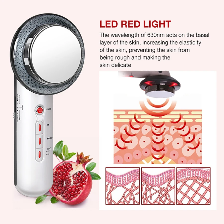 Microelectronics EMS3in1 Slimming Slimming Anti-wrinkle Infrared Ultrasonic Massager Shaping Fat Burner Ultrasonic Massager
Microelectronics EMS3in1 Slimming Slimming Anti-wrinkle Infrared Ultrasonic Massager Shaping Fat Burner Ultrasonic Massager
