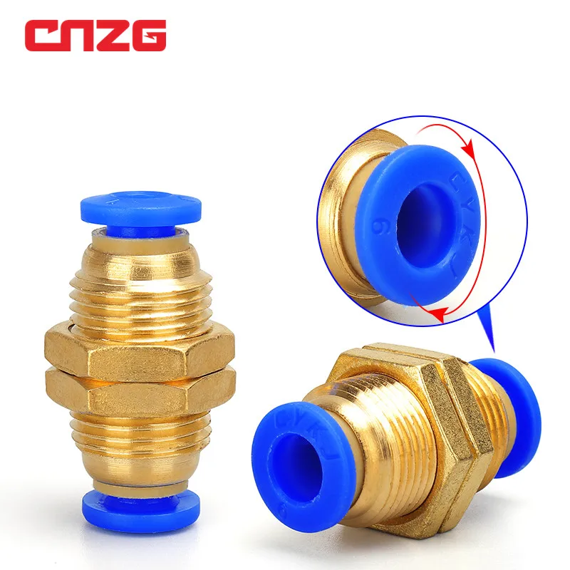 Air Pneumatic condition Straight Bulkhead Union 8 6 4mm OD Hose Tube One Touch Push Into Gas Connector Brass gode Quick Fitting
Air Pneumatic condition Straight Bulkhead Union 8 6 4mm OD Hose Tube One Touch Push Into Gas Connector Brass gode Quick Fitting