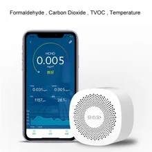 Air quality detector CO2 tester with APP function Temperature monitor Gas analyzer Air quality monitor TVOC HCHO CO2 sensor
Air quality detector CO2 tester with APP function Temperature monitor Gas analyzer Air quality monitor TVOC HCHO CO2 sensor