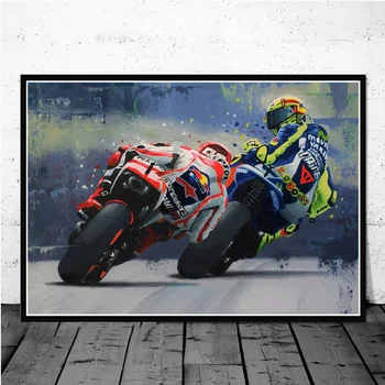 Motorsport Fine Art Poster And Prints Oil Painting On Canvas Motorcycle Racing Picture Modern Wall Decoration Cuadros 
Motorsport Fine Art Poster And Prints Oil Painting On Canvas Motorcycle Racing Picture Modern Wall Decoration Cuadros