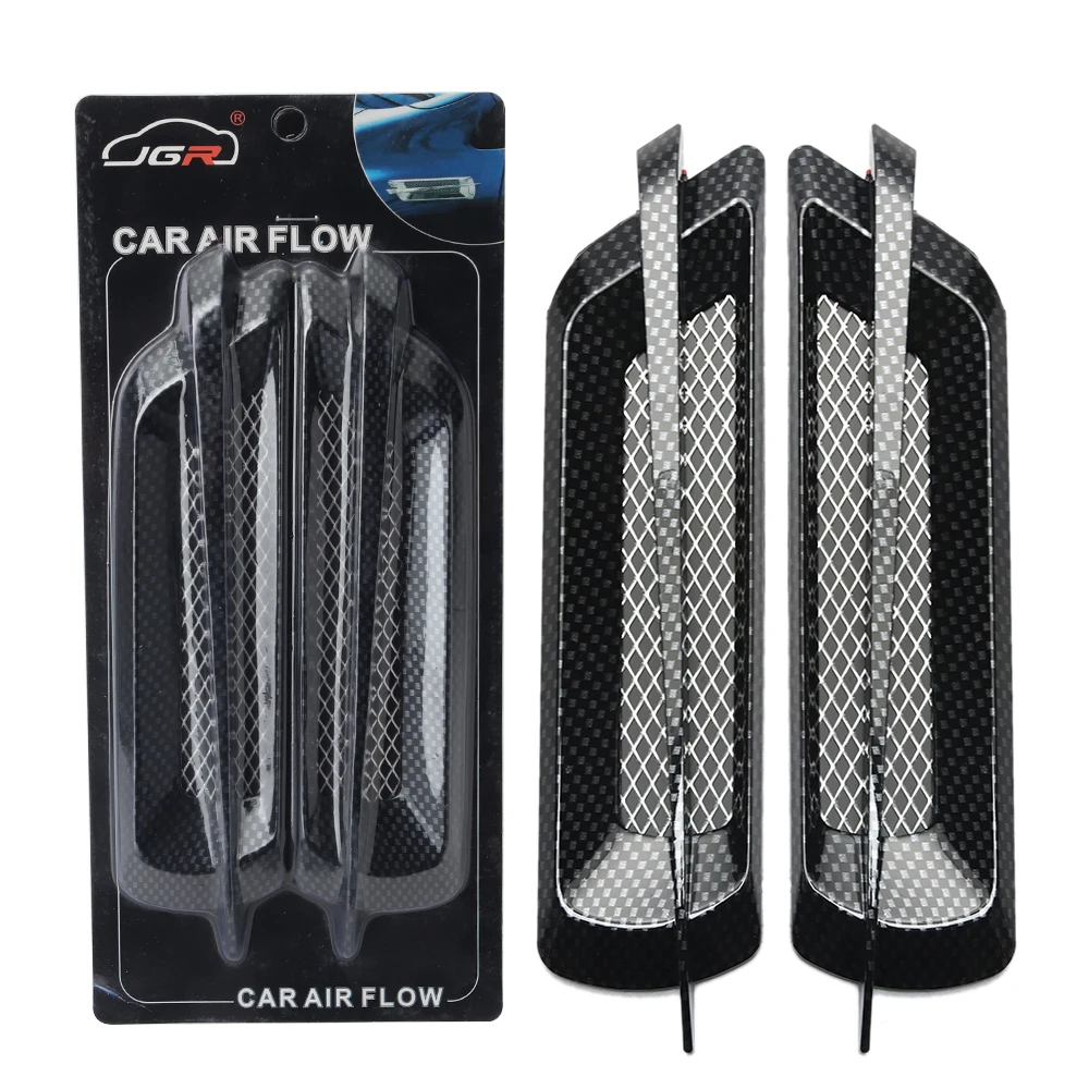 2PC Car Carbon Fiber Decals Side Air Flow Intake Grille Vent Cover Shark Gill Sticker Auto Decoration Tools Accessories
2PC Car Carbon Fiber Decals Side Air Flow Intake Grille Vent Cover Shark Gill Sticker Auto Decoration Tools Accessories
