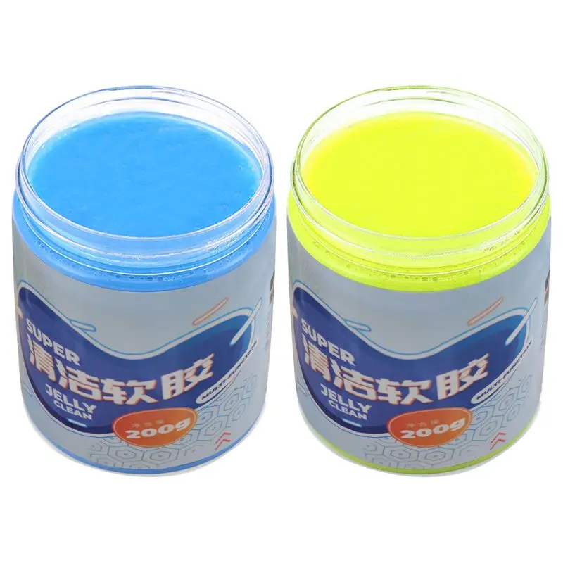 

200g Car Cleaning Glue Slime Automobile Cup Holders Sticky Jelly Gel Compound Dust Wiper Cleaner