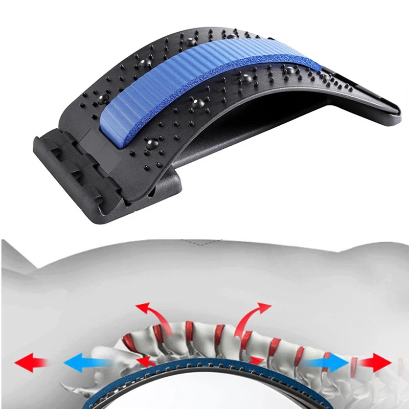 Back Massager Stretcher Equipment Massageador Lumbar Support Stretcher Fitness For Waist Spine Pain Relief Tools
Back Massager Stretcher Equipment Massageador Lumbar Support Stretcher Fitness For Waist Spine Pain Relief Tools