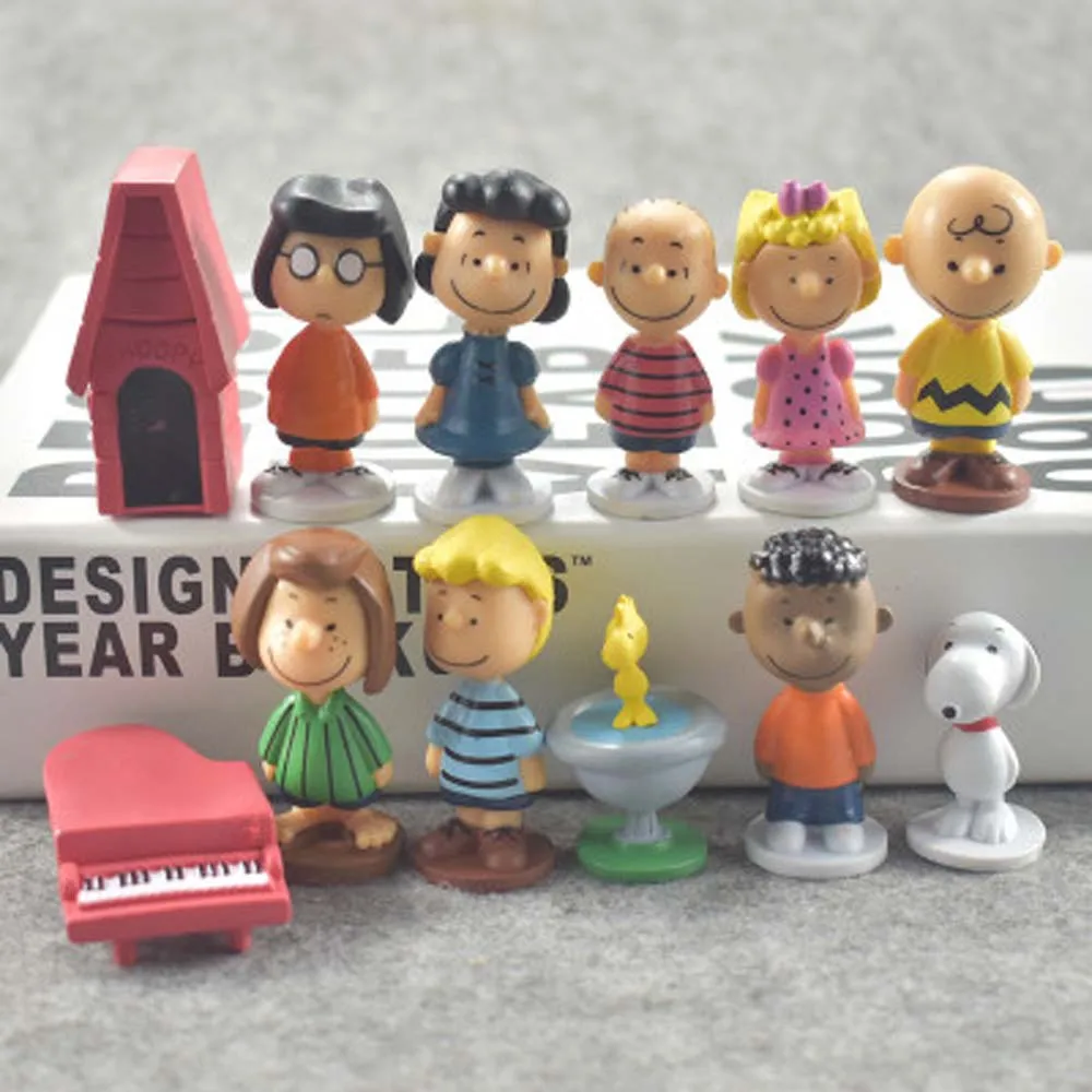 12pcs/set Charlie Brown And Friends Beagle Woodstock Peanuts Girl Kid Toy Animiation Action Figure Kids Toy Gift Miniature Model
12pcs/set Charlie Brown And Friends Beagle Woodstock Peanuts Girl Kid Toy Animiation Action Figure Kids Toy Gift Miniature Model