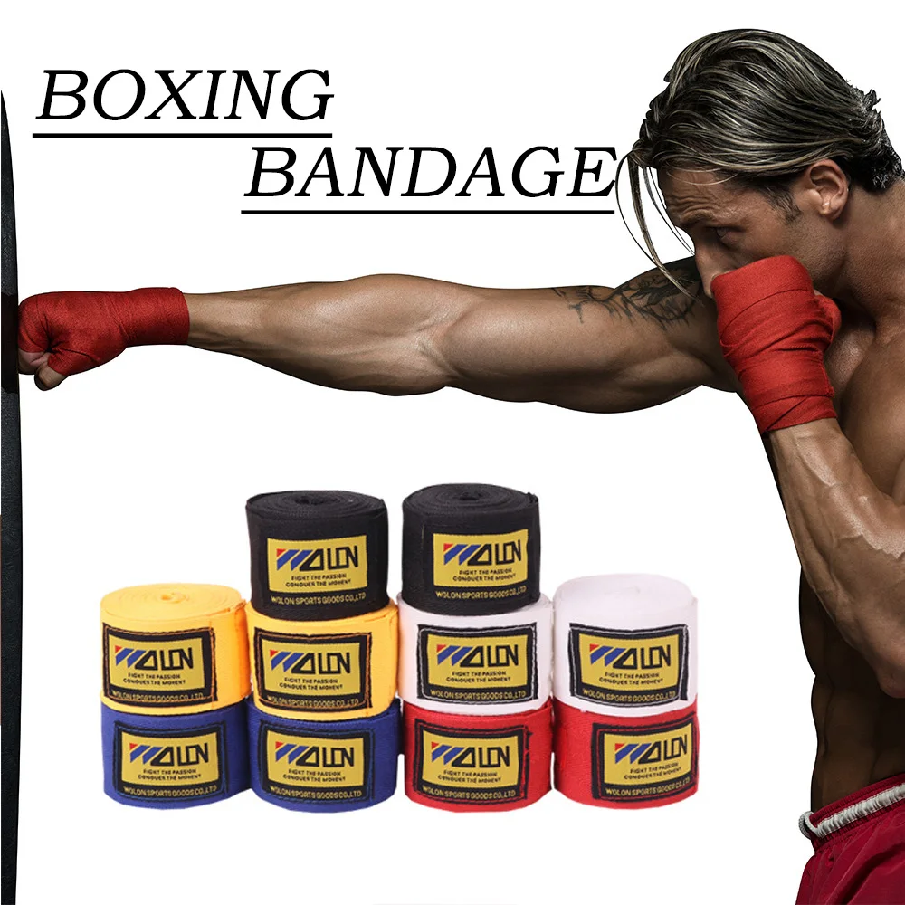 1.5/ 2.5/5M length 5cm width Boxing Hand Wraps MMA Muay Thai Kick Boxing Handwraps for Training Bandages
1.5/ 2.5/5M length 5cm width Boxing Hand Wraps MMA Muay Thai Kick Boxing Handwraps for Training Bandages
