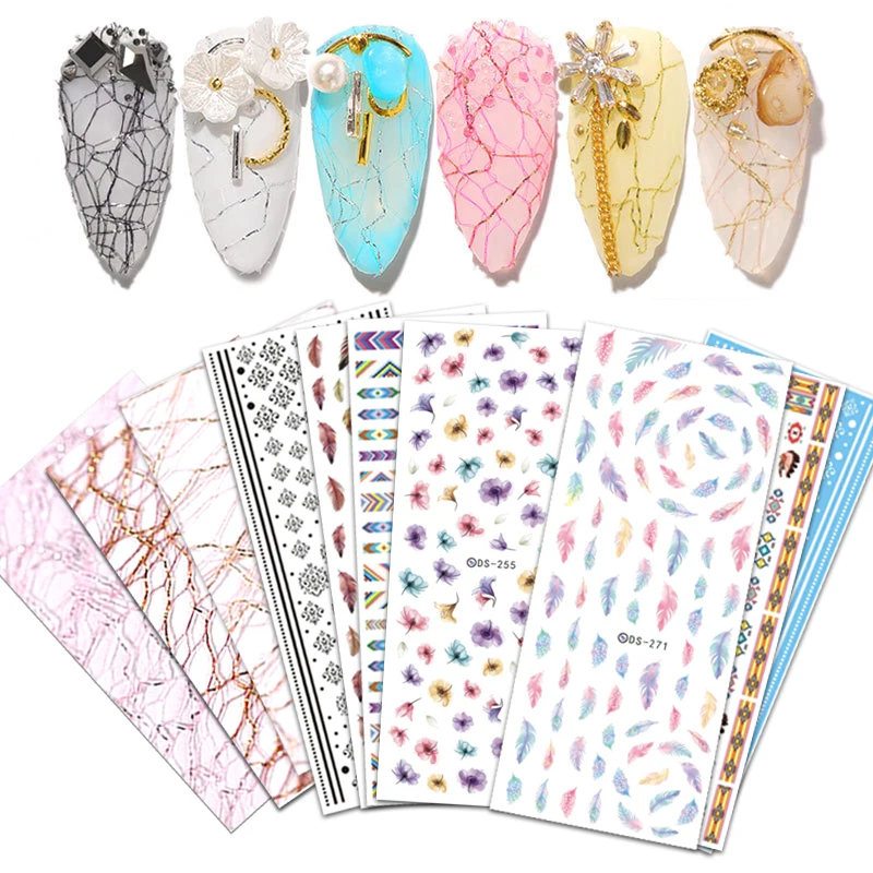 Stickers Manicure Tips 3D Mesh Nail Stickers Hollow Net Line Tape Foils Lace Bronzing Nail Decals Polish Nail Art Decorations
Stickers Manicure Tips 3D Mesh Nail Stickers Hollow Net Line Tape Foils Lace Bronzing Nail Decals Polish Nail Art Decorations