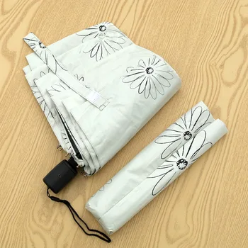 Automatic umbrella black coating UV sunny and rainy dual-use umbrella three folding women umbrella windproof strong umbrella
Automatic umbrella black coating UV sunny and rainy dual-use umbrella three folding women umbrella windproof strong umbrella