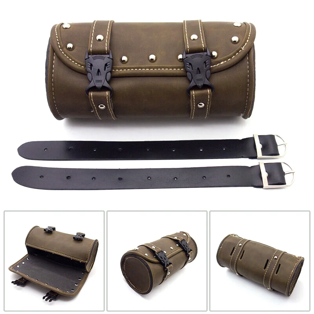 For Harley Motorcycle Bag Front Rear Polyurethane Leather Tool Mounting Straps PU Leather Saddle bags Tool Storage Bag
For Harley Motorcycle Bag Front Rear Polyurethane Leather Tool Mounting Straps PU Leather Saddle bags Tool Storage Bag