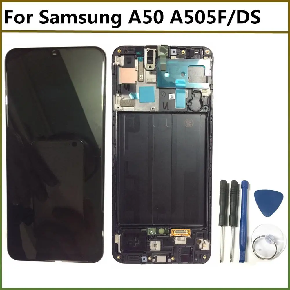 LCD Screen For Samsung A50 LCD Display Screen For Samsung Galaxy A50 A505F/DS A505F A505FD LCD Display Touch Screen Assembly
LCD Screen For Samsung A50 LCD Display Screen For Samsung Galaxy A50 A505F/DS A505F A505FD LCD Display Touch Screen Assembly