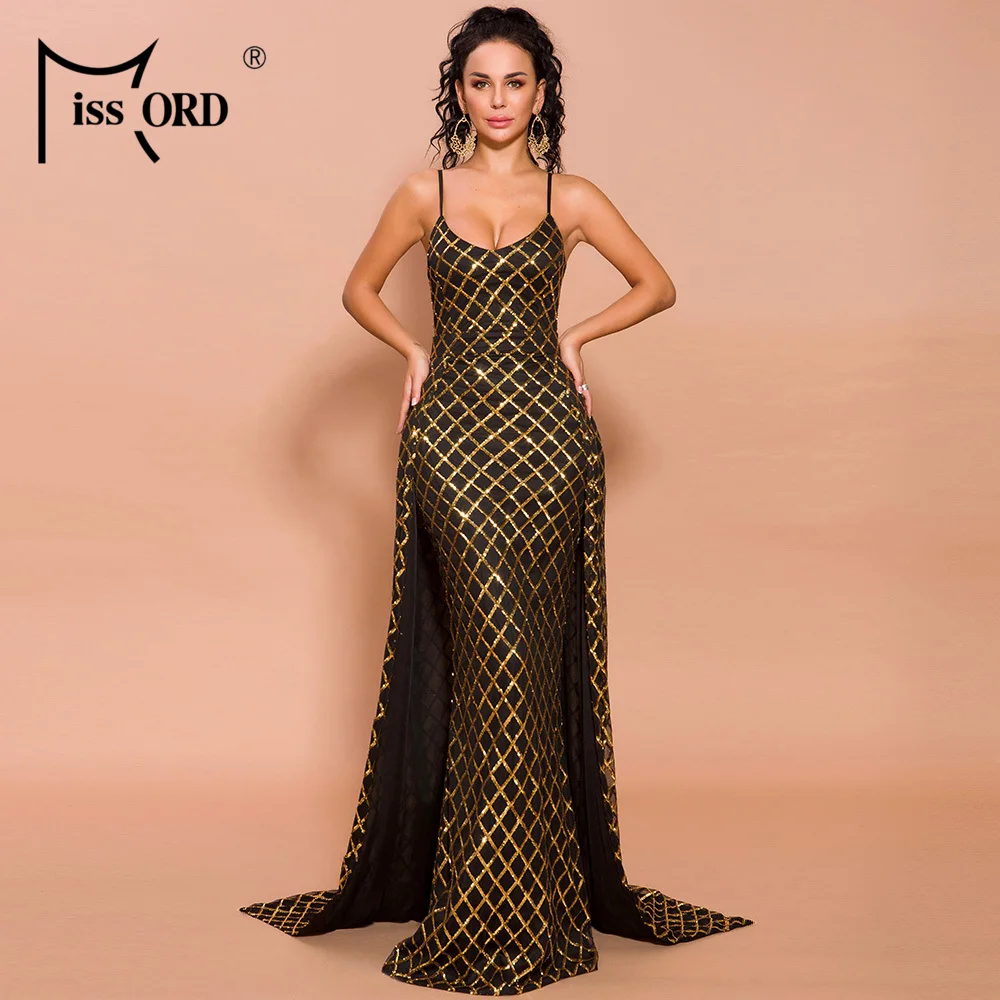 Missord 2019 Women Sexy V Neck Off Shoulder Sequin Dresses Female Backless Elegant Maxi Geometry Dress FT19574-1
Missord 2019 Women Sexy V Neck Off Shoulder Sequin Dresses Female Backless Elegant Maxi Geometry Dress FT19574-1